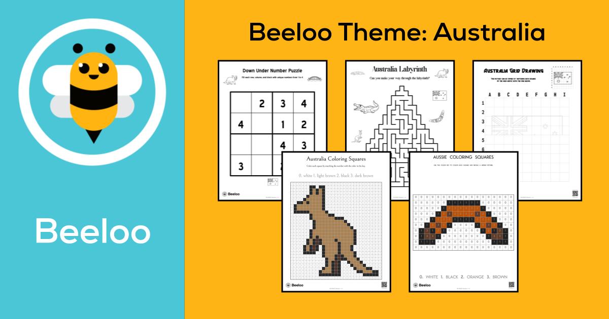 Australia-themed Printables • Beeloo Printable Crafts and Activities ...